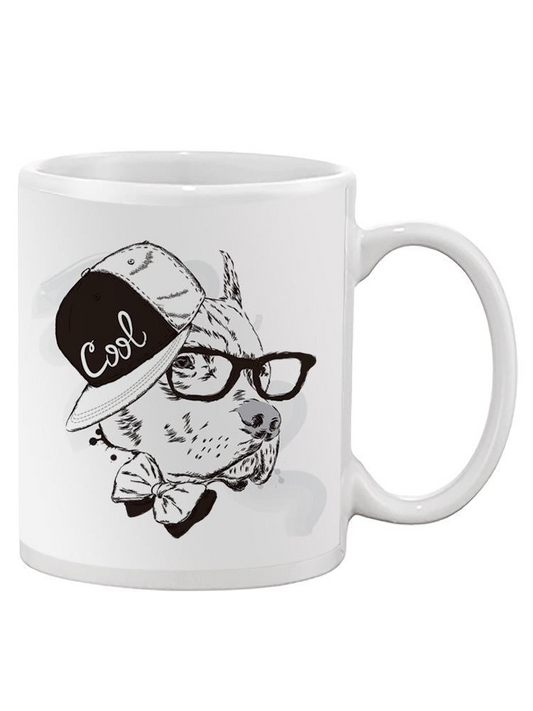 Dog With Cap And Bow Tie. Mug Unisex's -Image by Shutterstock