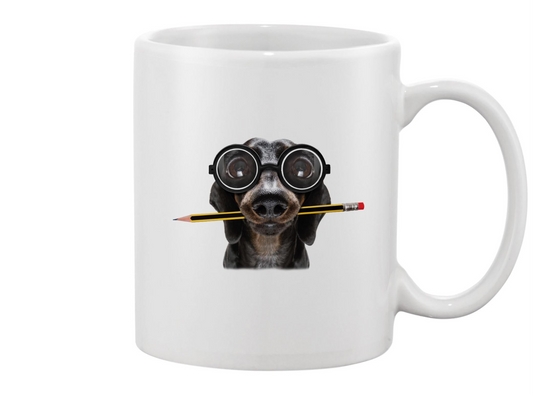 Businessman Sausage Dog Mug -Image by Shutterstock