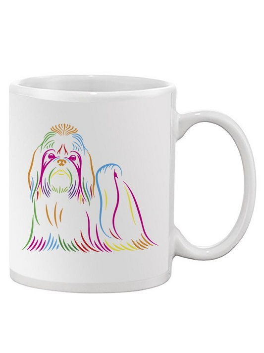 Colorful Dog Portrait Mug -SPIdeals Designs
