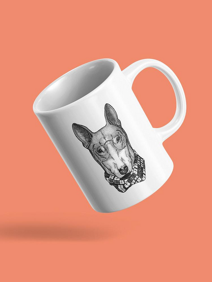 Hipster Dog Portrait Mug - Image by Shutterstock