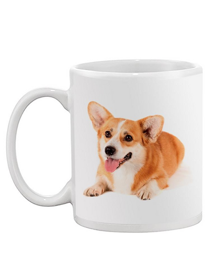 Corgi Dog Sits Mug - Image by Shutterstock