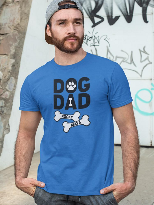 Dog Dad Of Custom T-shirt -Custom Designs