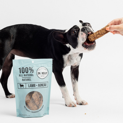 4 Pack - Dr. Kelly The Vet 100% Natural Dog Treats - Lamb 120g / each
