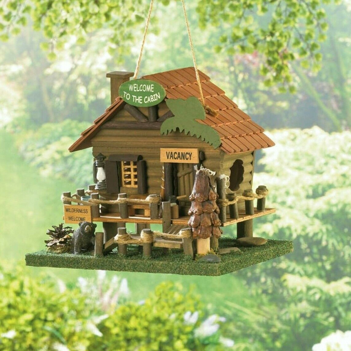 Log Cabin Bird House