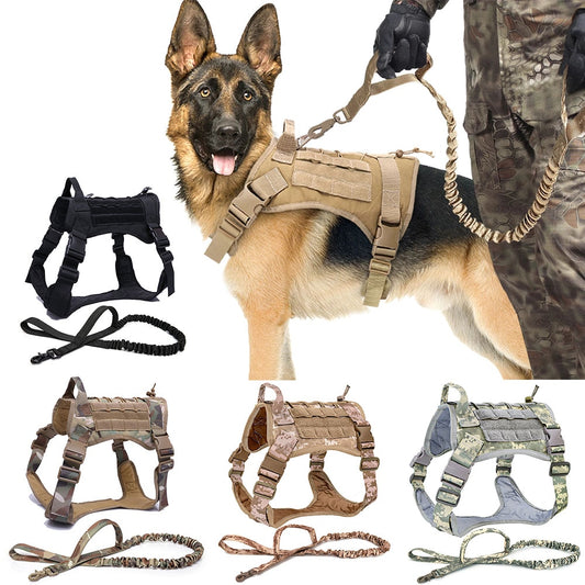 Tactical Dog Harness Pet Training