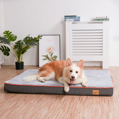 Large Orthopedic Dog Bed Memory Foam Washable