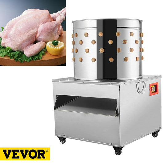 VEVOR 1500W Electric Chicken Plucker Plucking Machine 20 Inch Heavy Duty Duck Birds Turkey De-Feather Remover Poultry Machine