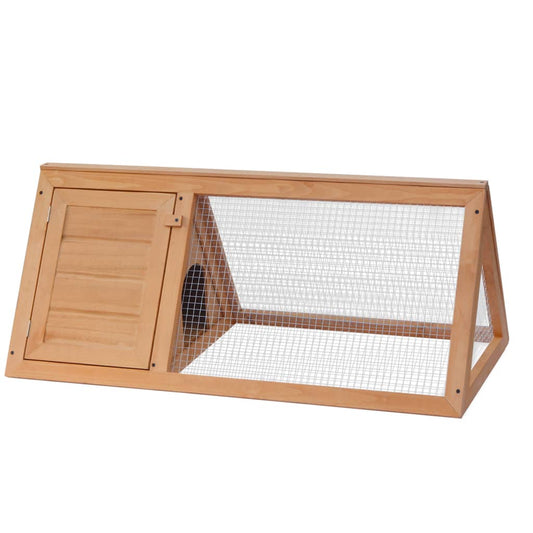 Animal Rabbit Cage Wood Houses Kennels Pens For Rabbits Chicken  Ducks  Iron Wire Mesh Weather Resistant Easy Assembly Pet Cage