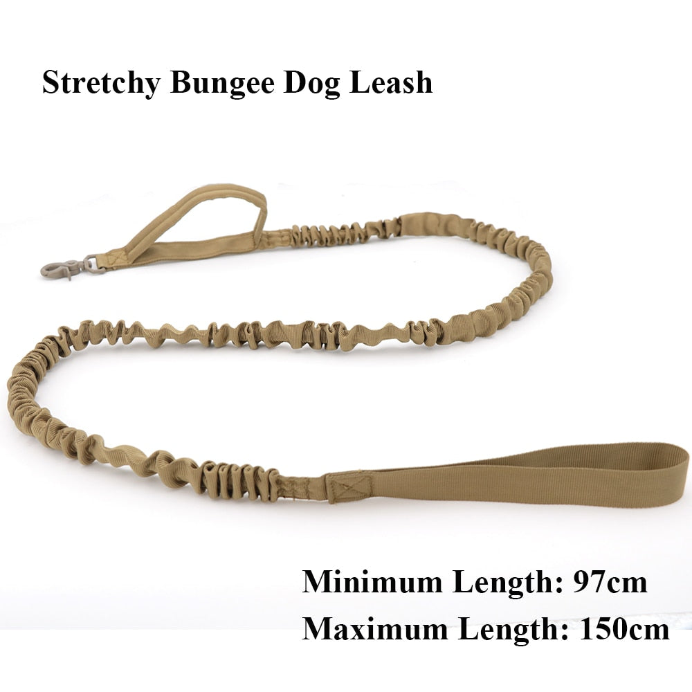 Bungee Dog Leash 2 Handle Quick Release Pet Walking Leash Elastic Leads Rope Leashes for Dog Training