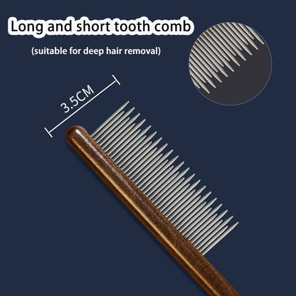 Pet Flea Comb Cat Dog Comb for Fleas Ticks Removal Tools Stainless Steel Grooming Brush For matted Long Short Hair Pets Products