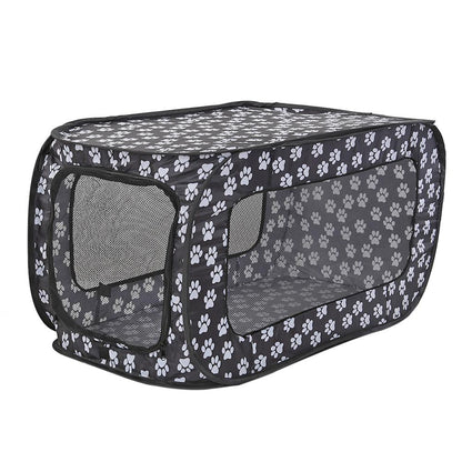 ZK30 Portable Folding Rectangular Pet Tent Houses Foldable Pet Fence Cat Dog Travel Cage Dog Playpen Outdoor Puppy Kennel
