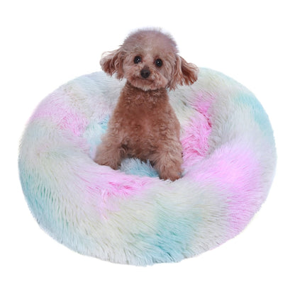 Plush Dog Bed Donut