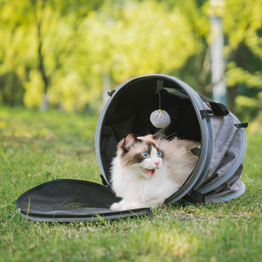 Portable Pet Travel Bag with Bell
