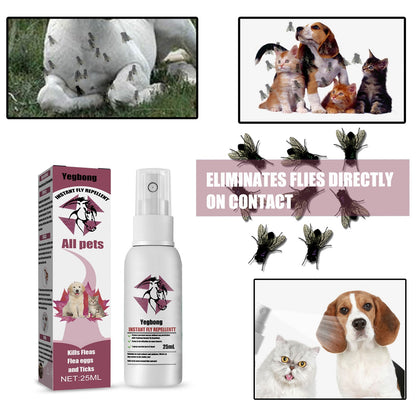 Pet Skin Spray Fleas And Tick Killers Fleas Eliminator Control Prevention Treatments Protect Your Home From Fleas Grooming Spray