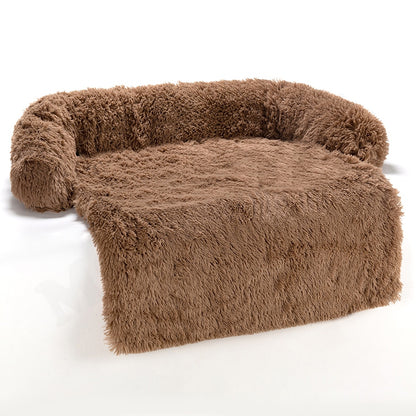 Dog Bed Mat Cover for Sofa Fluffy Dog Beds Cushion Dog&#39;s Bed Seat Car Pet Blanket Anti-stress for Dogs Cats Kennel Accessories