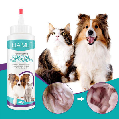 Dog Ear Wipes Ear Cleaner For Dogs To Stop Ear Itching Ear Powder For Dogs Cats Ear For Cleaning Inflammation Grooming Odors