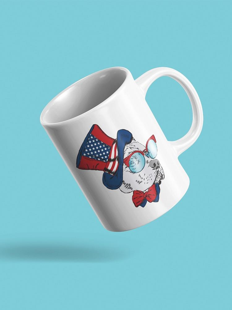 Cool Patriotic Dog Mug Unisex's -Image by Shutterstock