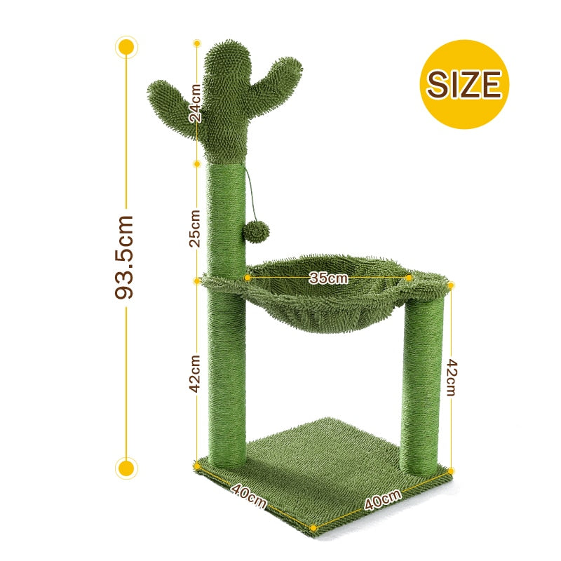 Cactus Cat Tree with Ball