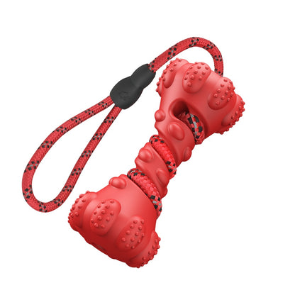 Interactive Rubber Dumbbell for Dogs